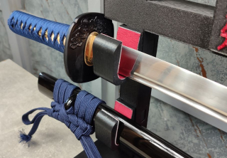 Kojiro Water Dragon Daisho blue - katana i wakizashi
